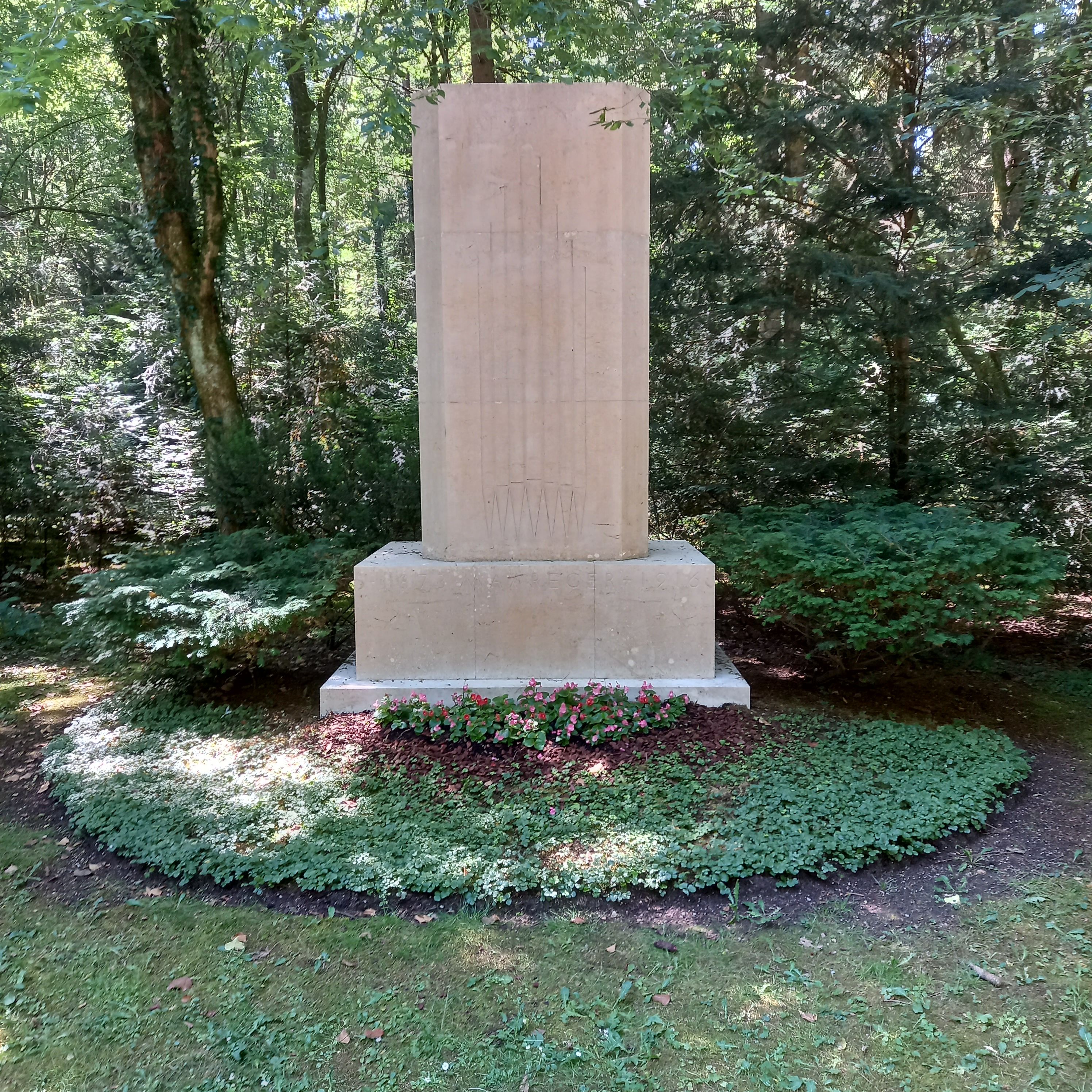 Grabstätte von Max Reger auf dem Waldfriedhof München